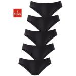 Schwarze Petite Fleur Basic-Slips für Damen Größe XL Petite 5-teilig 