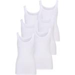 Weiße Petite Fleur Damenträgerhemden & Damenachselhemden aus Baumwolle Größe S Petite 6-teilig 