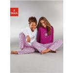 Sterne Petite Fleur Lange Kinderschlafanzüge für Mädchen 2-teilig 