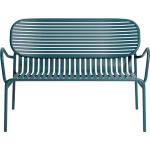 Mintgrüne Moderne Gartensofas & Outdoor Sofas aus Metall mit Armlehne Breite 100-150cm, Höhe 100-150cm, Tiefe 50-100cm 2 Personen 