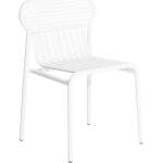 Reduzierte Weiße Minimalistische Petite Friture Gartenstühle & Balkonstühle aus Polyrattan Outdoor Breite 0-50cm, Höhe 0-50cm, Tiefe 0-50cm 
