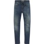 Petrolfarbene Bestickte Petrol Industries Slim Fit Jeans mit Reißverschluss aus Baumwolle für Herren Größe L 