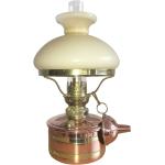 Ankerlaterne Bicolor, Elektro Lampe, Schiffslaterne, Kupfer und Messing 32  cm