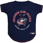 Pets First NHL Columbus Blue Jackets T-Shirt für Hunde und Katzen, Größe M. - Sind Sie EIN Hockey-Fan? Lassen Sie Ihr Haustier auch EIN NHL-Fan Sein