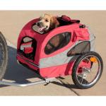 PetSafe Fahrradanhänger für Hunde Happy Ride M Rot