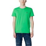 Reduzierte Grüne Kurzärmelige Peuterey Kurzarm-Poloshirts aus Baumwolle für Herren Größe S für den für den Sommer 