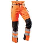 Orange Pfanner Schutzbekleidung Schnittschutzhosen aus Polyamid für Herren Größe S Petite 