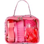 HKM 5 tlg Putz-Set in Rosa in Kunststofftasche 