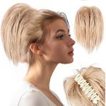 Reduzierte Dutt Haarteile für Damen blondes Haar 