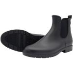 Schwarze Pfiff Reitstiefeletten & Reitschuhe in Normalweite aus PVC leicht für Damen Größe 35 mit Absatzhöhe bis 3cm für den für den Winter 