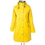 Gelbe Wasserdichte Pfiff Kapuzenmäntel aus Fleece mit Kapuze für Damen Größe XXL 