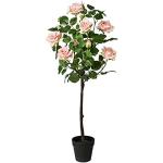 Pflanzen Kölle Rosenstamm künstlich, rosa, ca. 95 cm, im Kunststofftopf, Ø 14 x 13 cm