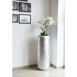 Silberne VIVANNO Pflanzkübel & Blumentöpfe aus Glasfaser 