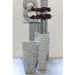 Reduzierte Silberne 36 cm Gilde Runde Pflanzkübel & Blumentöpfe 