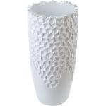 Weiße 36 cm Gilde Runde Pflanzkübel & Blumentöpfe aus Kunststoff 