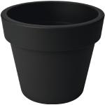 Schwarze 30 cm Elho Green Basics Runde Pflanzkübel & Blumentöpfe aus Kunststoff 