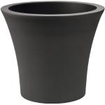 Schwarze 38 cm Runde Pflanzensäulen 40 cm aus Kunststoff Indoor 