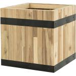 Pflanzwerk® Pflanzkübel Cube - Akazien Holz - 45 cm x 43 cm x 43 cm
