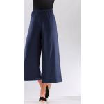 Marineblaue Unifarbene Damenculottes & Damenhosenröcke aus Polyester Größe S 