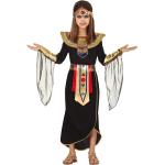 Schwarze Cleopatra-Kostüme für Kinder Größe 110 