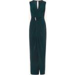 Dunkelgrüne Phase Eight Maxi V-Ausschnitt Wickelkleider mit Reißverschluss aus Polyester für Damen Größe M 