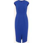 Blaue Ärmellose Phase Eight Taillierte Kleider mit Reißverschluss aus Polyamid für Damen Größe S 
