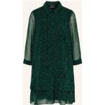 Dunkelgrüne 3/4-ärmelige Phase Eight Kleider A-Linie aus Chiffon für Damen Größe S für den für den Winter 