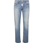 Blaue Philipp Plein Slim Fit Jeans aus Baumwolle für Herren 