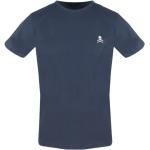 Reduzierte Blaue Kurzärmelige Philipp Plein T-Shirts aus Baumwolle für Herren Größe L für den für den Frühling 