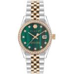Philipp Plein PWYAA0523 Damen-Armbanduhr Date Superlative Bicolor/Grün