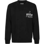 Schwarze Philipp Plein Herrensweatshirts aus Baumwolle Größe L 