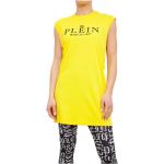Reduzierte Gelbe Philipp Plein T-Shirts aus Baumwolle für Damen Größe XS 