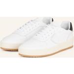 Weiße Philippe Model Low Sneaker aus Glattleder für Herren Größe 42 