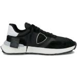 Schwarze Philippe Model Low Sneaker mit Schnürsenkel aus Leder für Herren Größe 45 