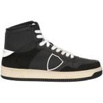 Schwarze Philippe Model High Top Sneaker & Sneaker Boots mit Schnürsenkel aus Stoff für Herren Größe 45 