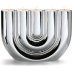Silberne 22 cm Philippi Teelichthalter aus Chrom 