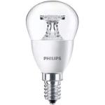 Philips 45483100 A+ LED-Leuchtmittel, Glas, 5,5 W, E14, transparent