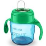 Blaue BPA-freie PHILIPS Avent Babyflaschen 200ml aus Silikon 