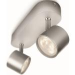Silberne PHILIPS myLiving Dimmbare LED Deckenleuchten aus Aluminium 