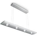 Silberne PHILIPS Roomstylers Elgar LED-Pendelleuchten aus Aluminium Energieklasse mit Energieklasse A 