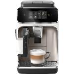 Silberne Moderne PHILIPS Kaffeevollautomaten aus Chrom mit Kaffeemühle 