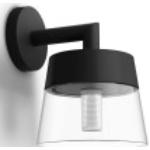 Schwarze PHILIPS hue Außenwandleuchten & Außenwandlampen smart home 