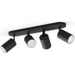 Schwarze PHILIPS hue Deckenstrahler & LED Deckenstrahler aus Metall smart home 