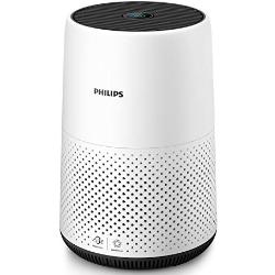 Philips Luftreiniger 800 Serie-Reinigt Räume bis 49 m² – Zweilagiger Filter entfernt 99,5% der Partikel - Ultraleise und niedriger Energieverbrauch AC0820/10