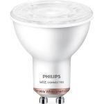 Weiße PHILIPS LED-Deckenleuchten aus Kunststoff smart home GU10 Energieklasse mit Energieklasse F 