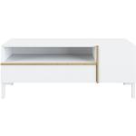 Weiße Moderne Phönix Un Protagonista Lowboards aus Holz mit Schublade Breite 100-150cm, Höhe 50-100cm, Tiefe 0-50cm 