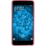 Rosa Nokia 6 Cases durchsichtig aus Silikon mit Schutzfolie 