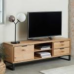Braune Moderne Topdesign TV Schränke & Fernsehschränke lackiert mit Schublade Breite 150-200cm, Höhe 50-100cm, Tiefe 0-50cm 