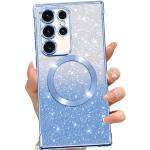 Reduzierte Blaue Samsung Galaxy S24 Ultra Hüllen mit Glitzer kratzfest 