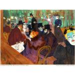 Photocircle Poster / Leinwandbild - Henri de Toulouse–Lautrec: Im Moulin Rouge